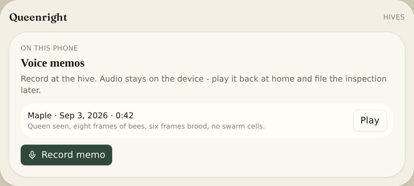 Voice memos