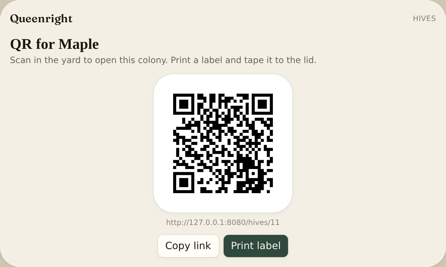 QR labels